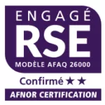 Engagé RSE, Modèle AFAQ 26000, Confirmé deux étoiles, AFNOR Certification