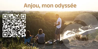 Image avec QR Code, Anjou mon odyssée